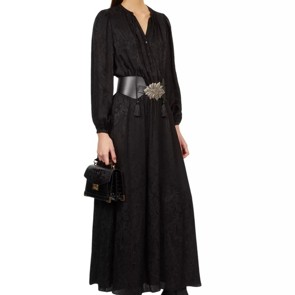 The Kooples Dresses & Skirts - 🖤🐍 NWT The Kooples Silk-Blend Snakeskin Jacquard Maxi Dress | $445 Retail